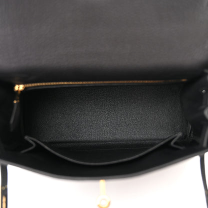 Hermes Togo Kelly Retourne 25 Black 5 of 11