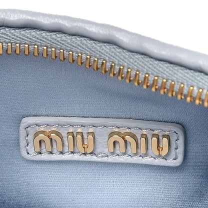 Miu Miu Nappa Matelasse Small Wander Hobo Fiordaliso 6 of 10