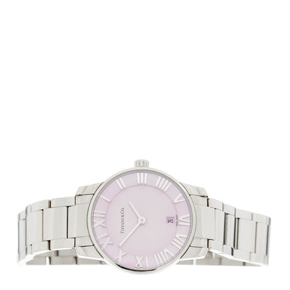 Tiffany Stainless Steel 29mm Atlas 2-Hand Quartz Watch Mauve 2 of 5