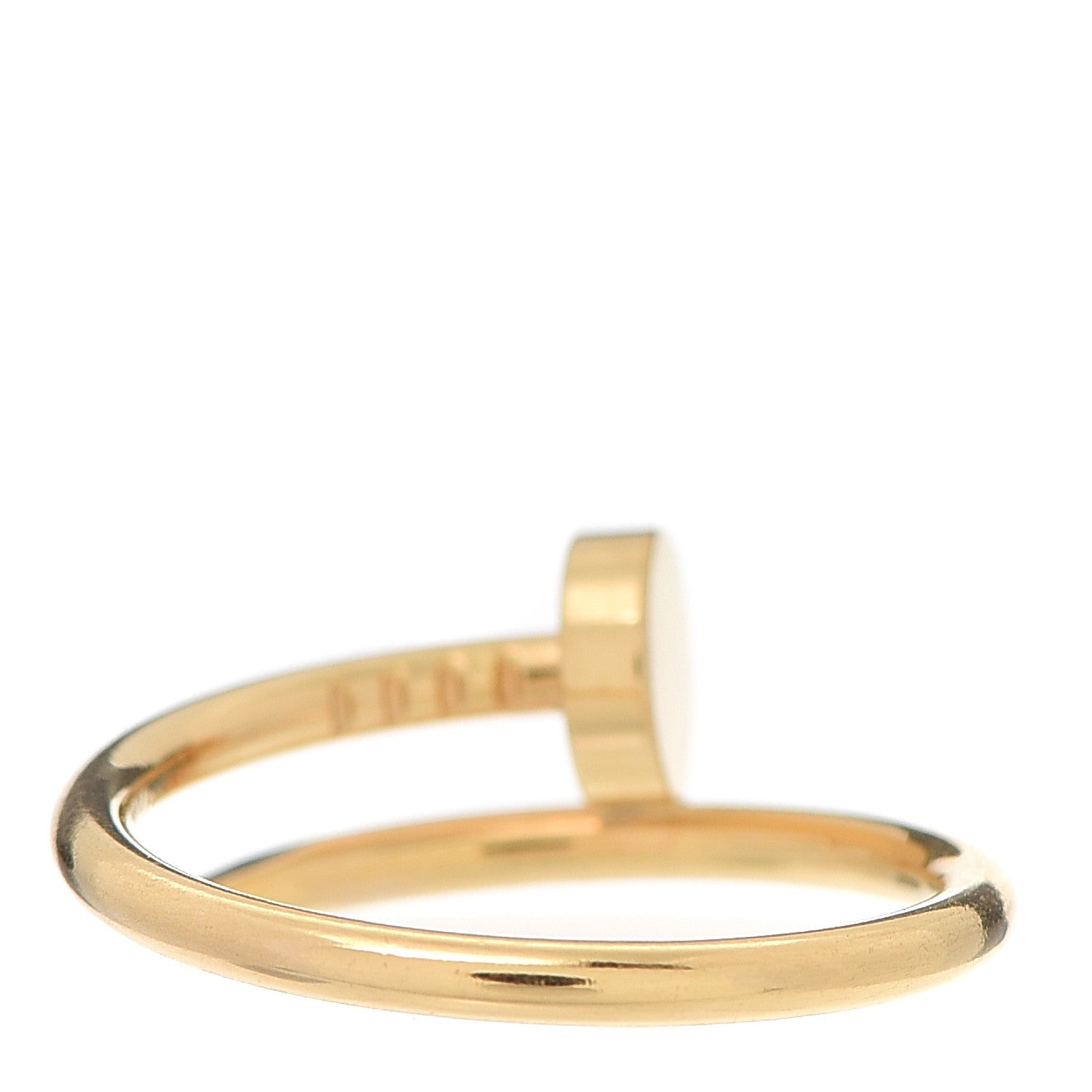Cartier 18K Yellow Gold Small Juste Un Clou Ring 50 5.25 3 of 7