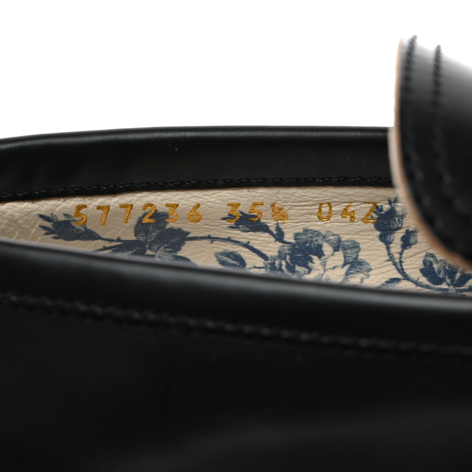 Gucci Cordovan Lux Womens Harald Horsebit 25mm Platform Loafers 35.5 Black 8 of 9