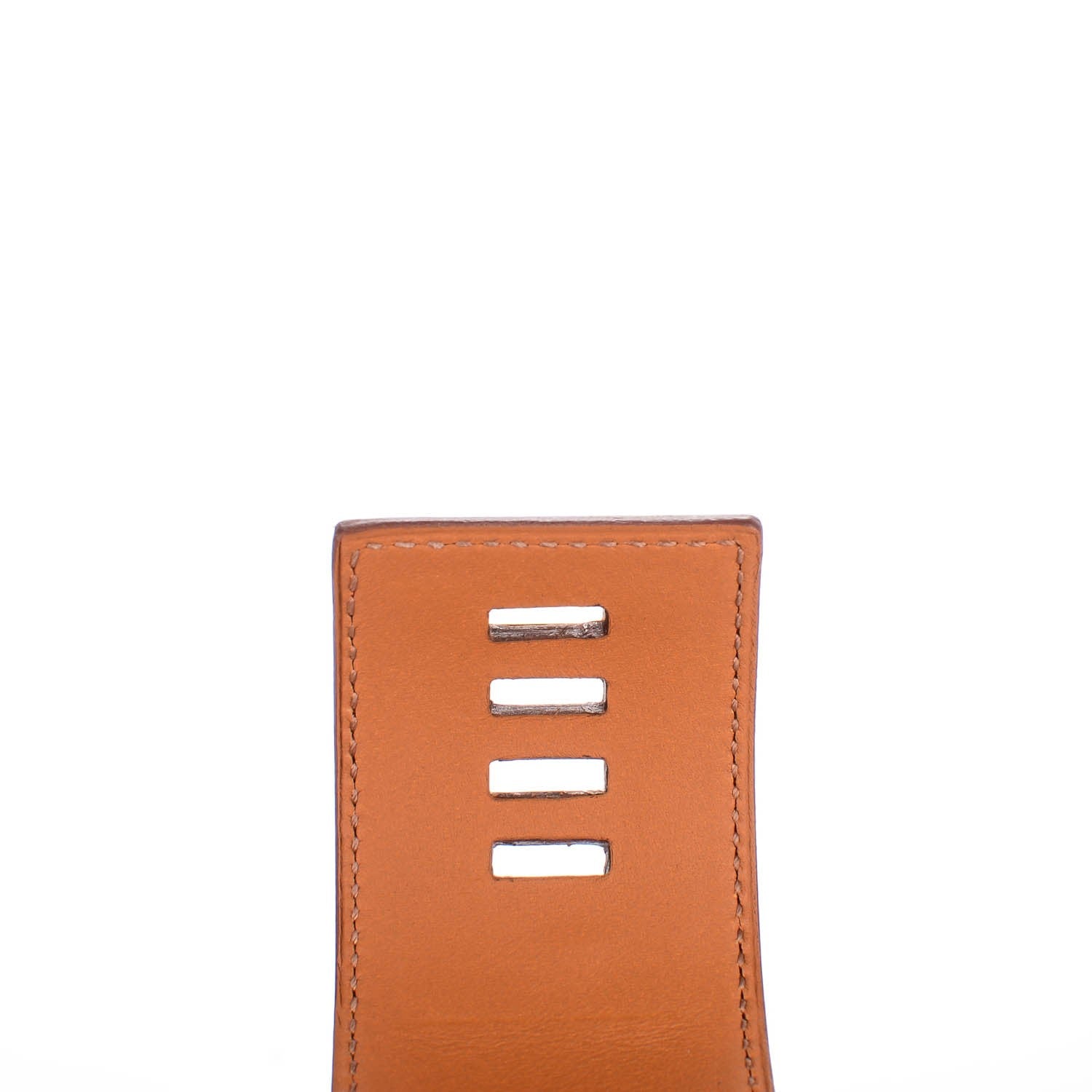Hermes Epsom Collier de Chien CDC Bracelet L Orange 6 of 8