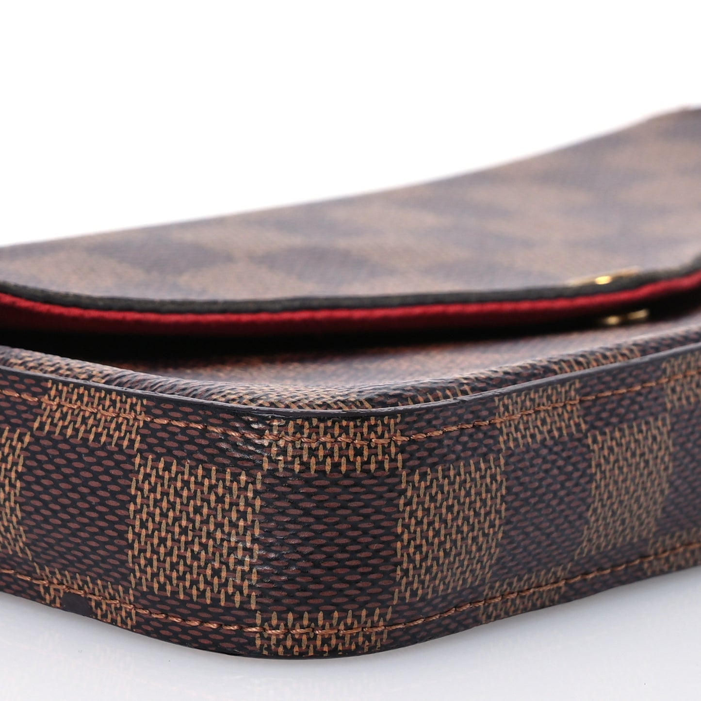 Damier Ebene Pochette Felicie Chain Wallet