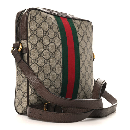 Gucci GG Supreme Monogram Web Small Ophidia Messenger Bag Brown 3 of 11