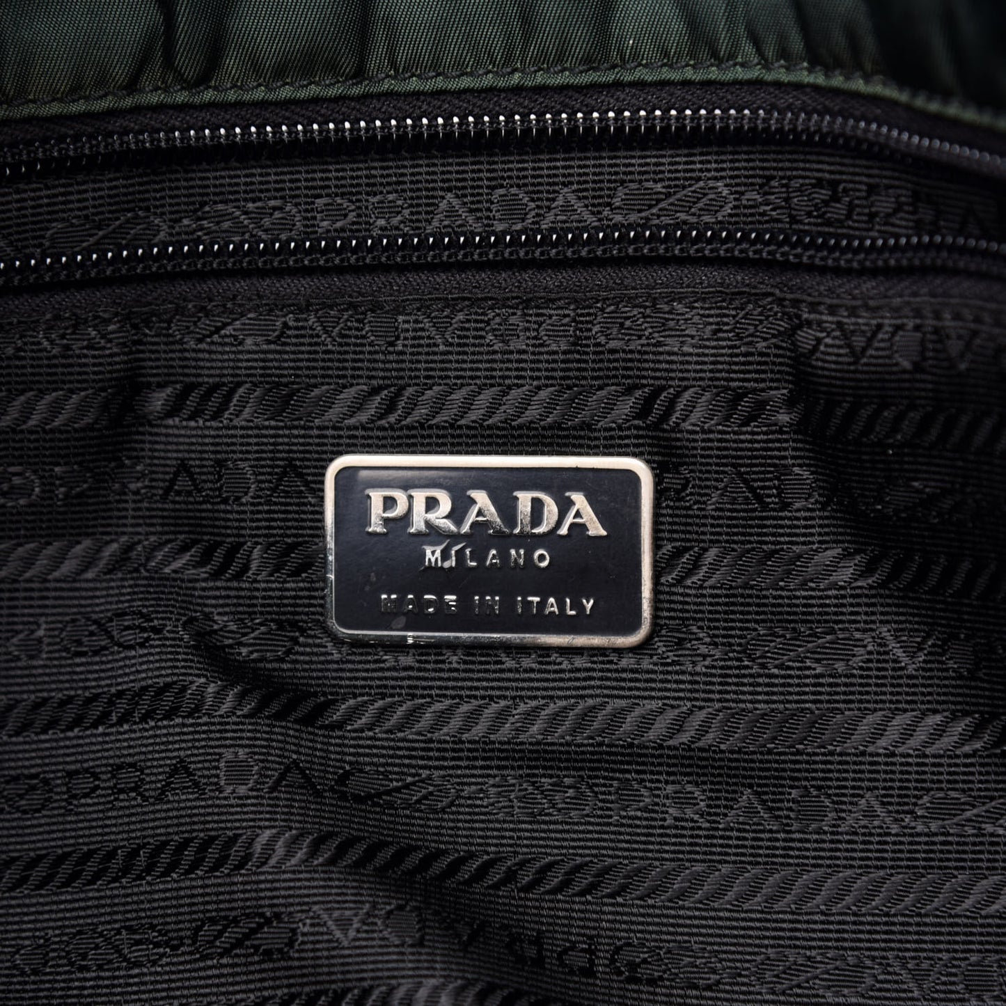 Nylon Sport Messenger Bag Green