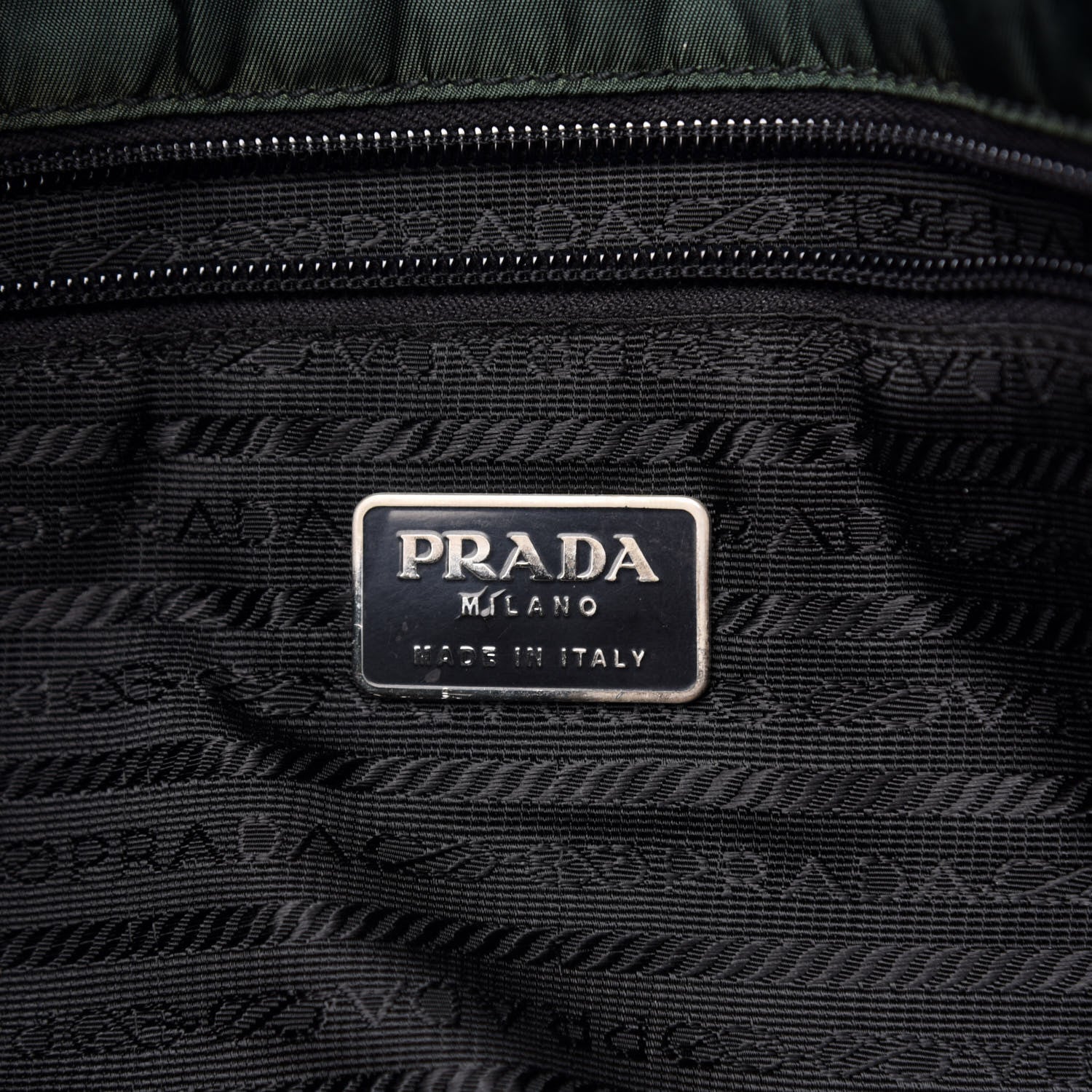 Prada Nylon Sport Messenger Bag Green 6 of 11
