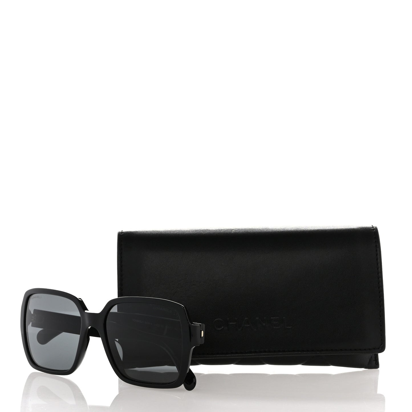 Acetate Square Sunglasses 5408-A Black