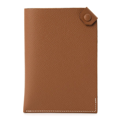 Hermes Epsom Tarmac PM Passport Holder Gold 1 of 7