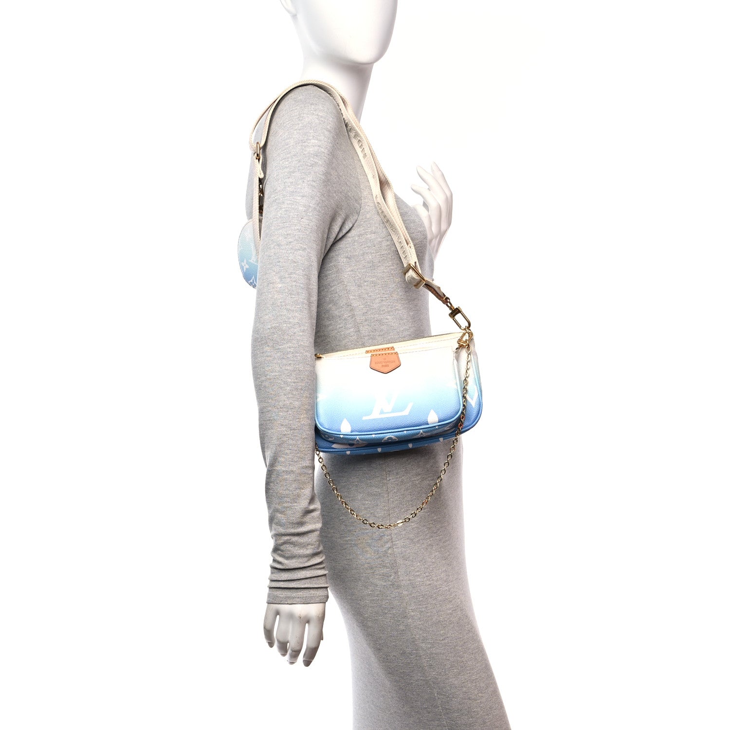 Louis Vuitton Monogram Giant By The Pool Multi Pochette Accessories Blue 2 of 11