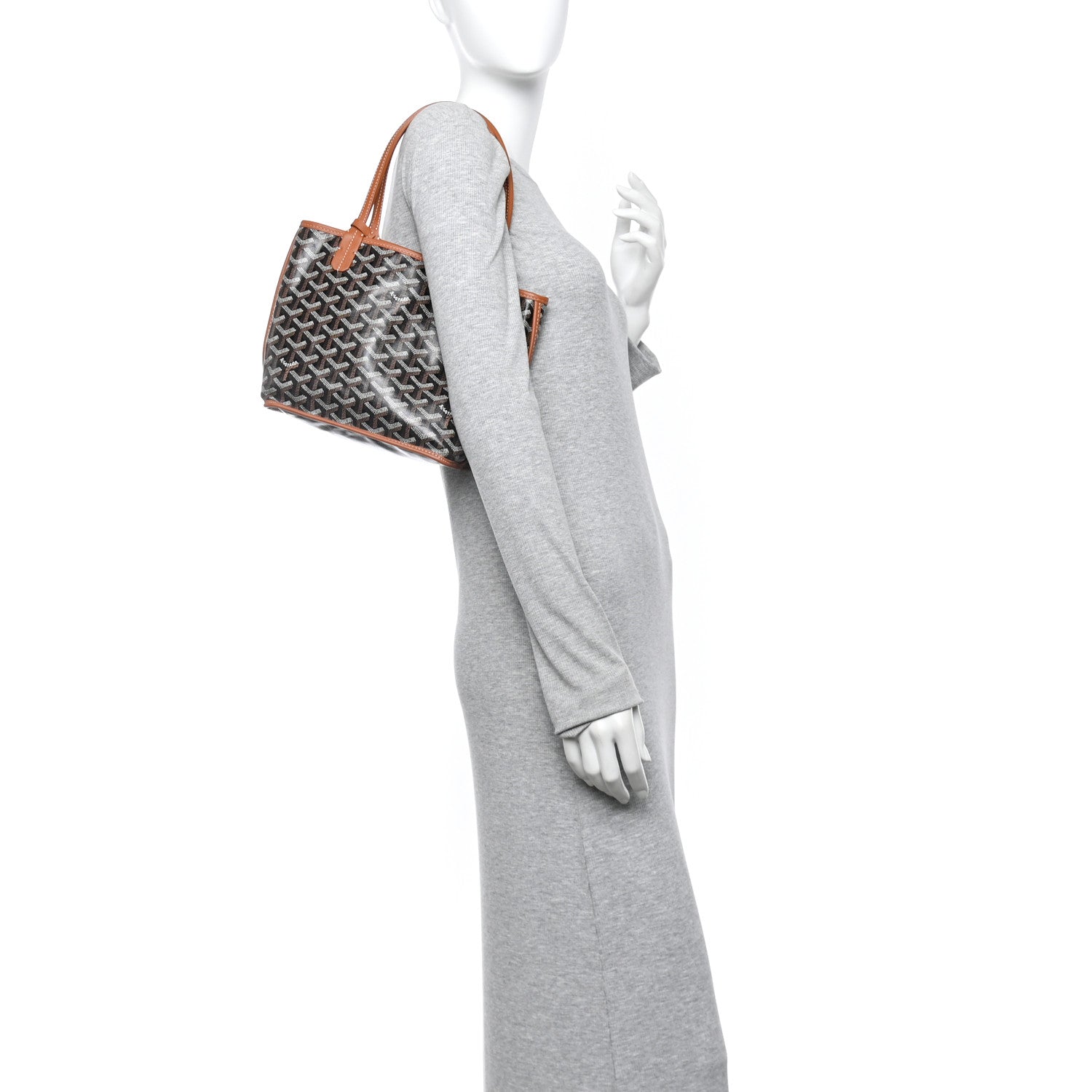 Goyard Goyardine Reversible Mini Anjou Black Gold 5 of 35