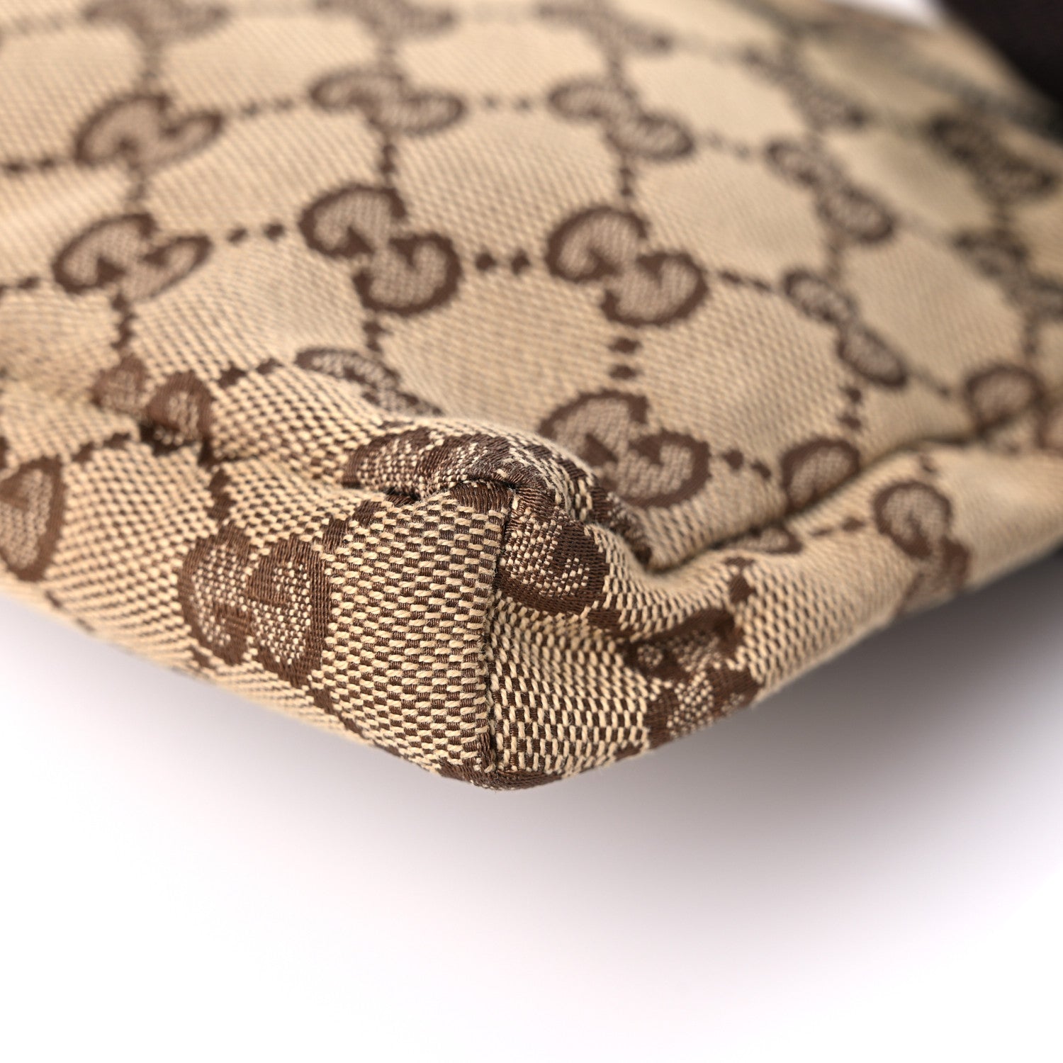 Gucci GG Monogram Double Pocket Belt Bag Dark Brown 14 of 19