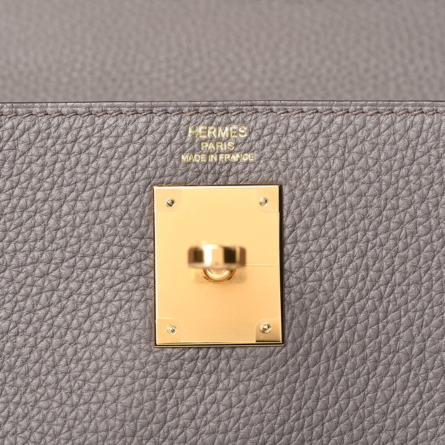 Hermes Togo Kelly Retourne 28 Etain 17 of 38