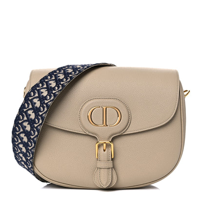 Christian Dior Grained Calfskin Large Bobby Flap Beige 1 of 10