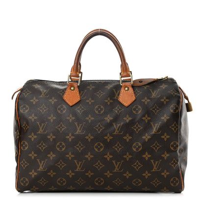 Louis Vuitton Monogram Speedy 35 1 of 19