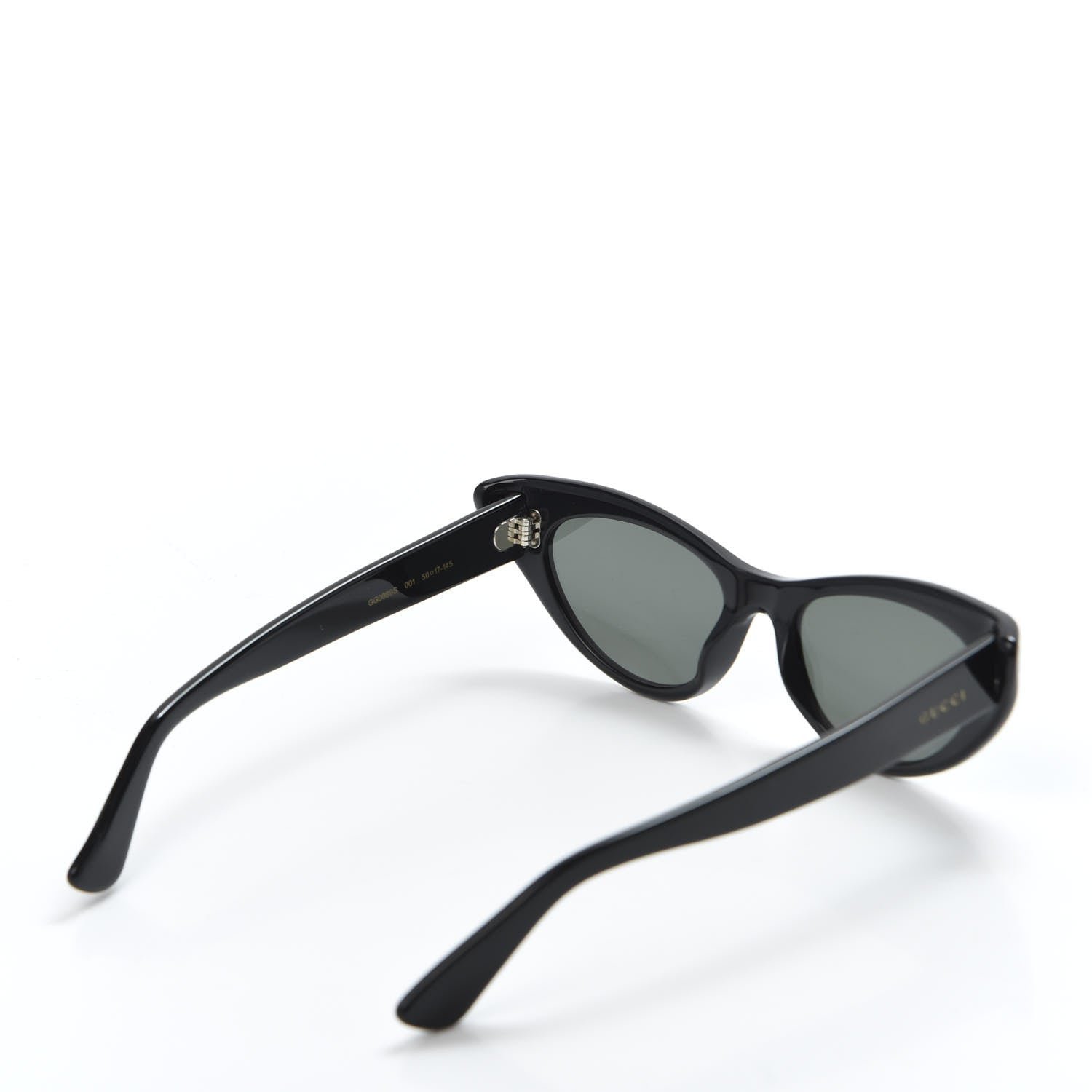 Gucci Acetate Cat Eye GG0089S Sunglasses Black 4 of 8