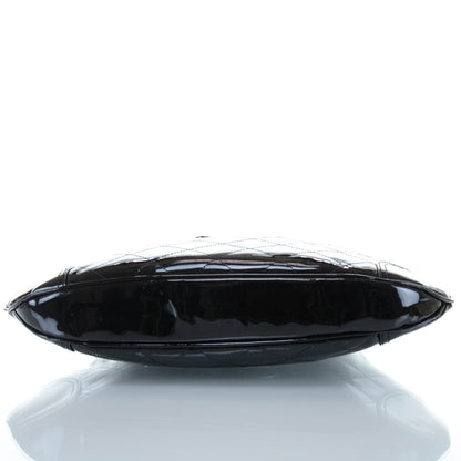 Burberry Patent Quilted Brook Hobo Black 3 of 8