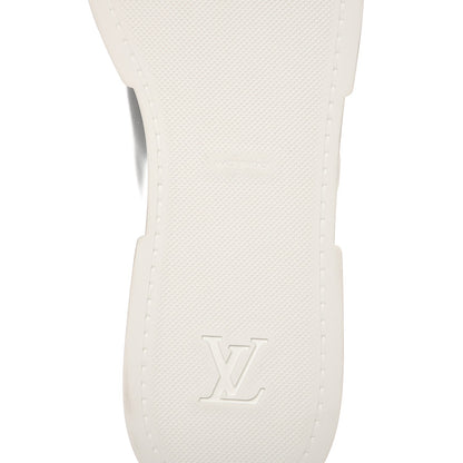Louis Vuitton Patent Calfskin Frontrow Sneakers 40 Silver 7 of 8