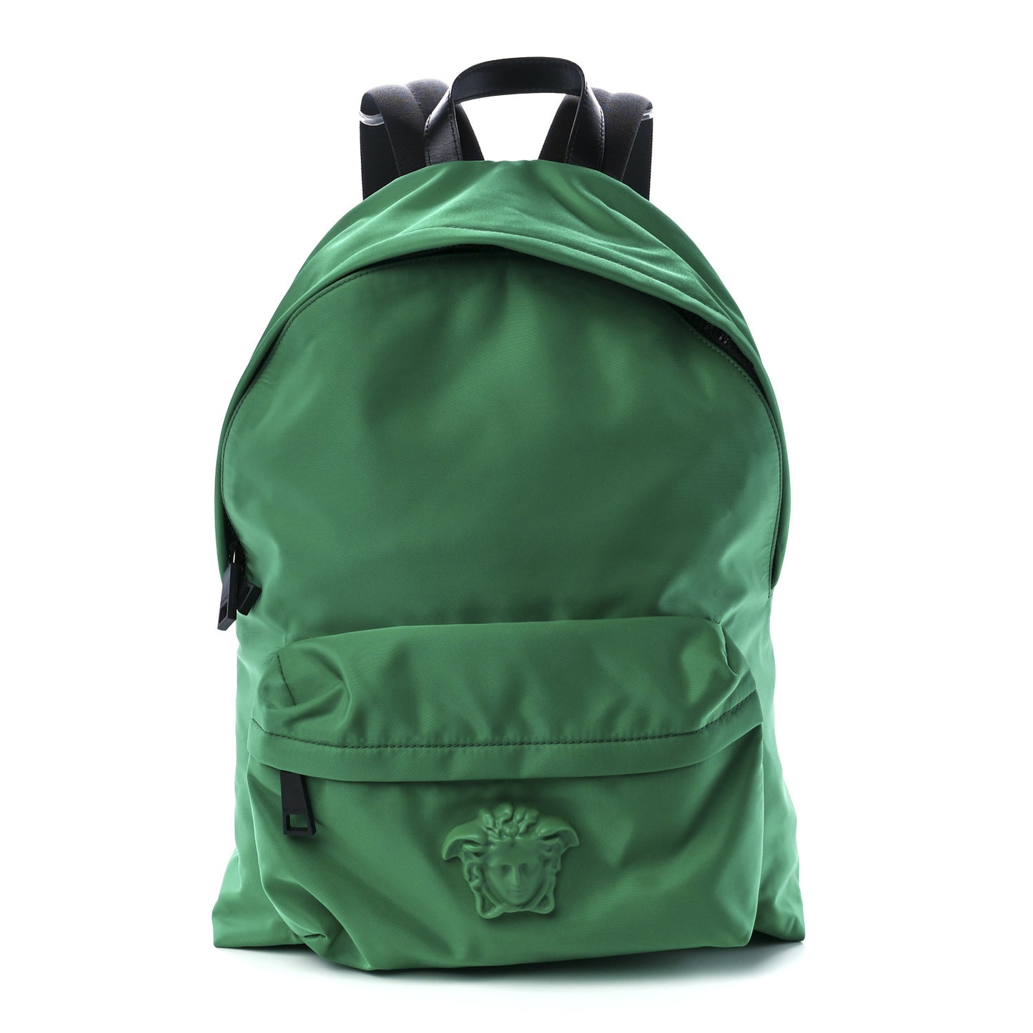 Nylon Palazzo Medusa Backpack Green