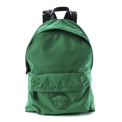 Versace Nylon Palazzo Medusa Backpack Green 1 of 11