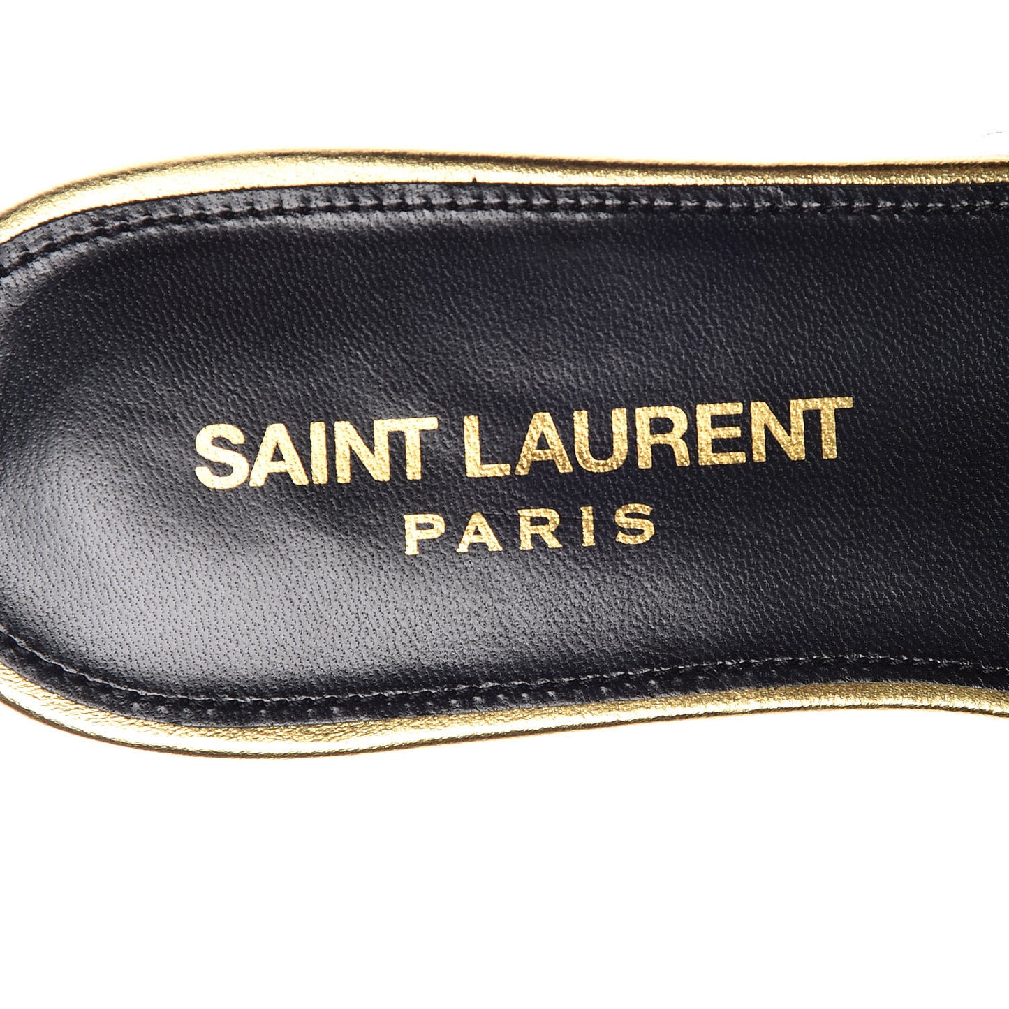Metallic Lambskin Gia 05 Ankle Sandals 37 Oro