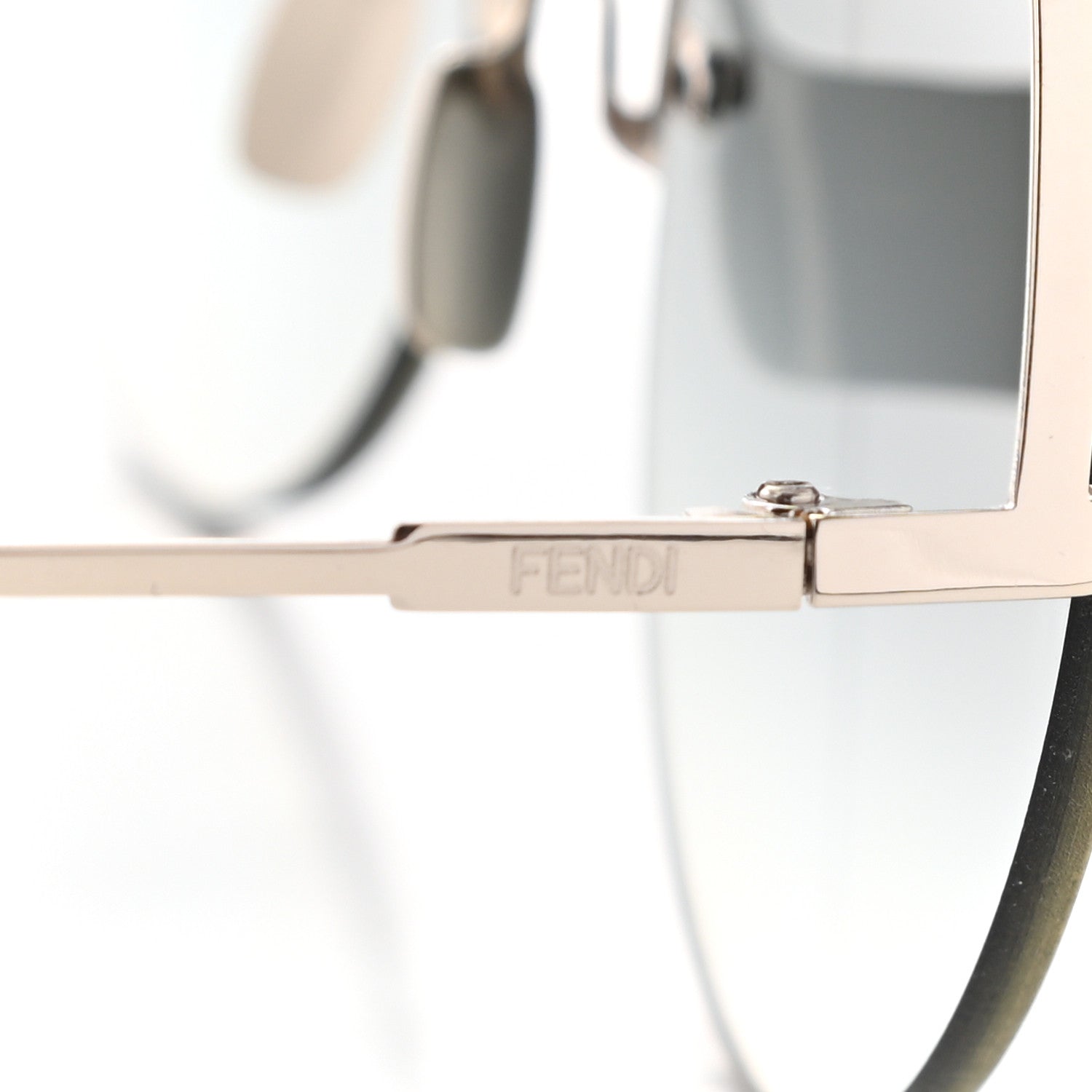 Fendi Round Sunglasses FF0325/S Silver 5 of 9