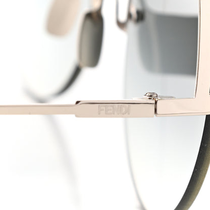 Fendi Round Sunglasses FF0325/S Silver 5 of 9