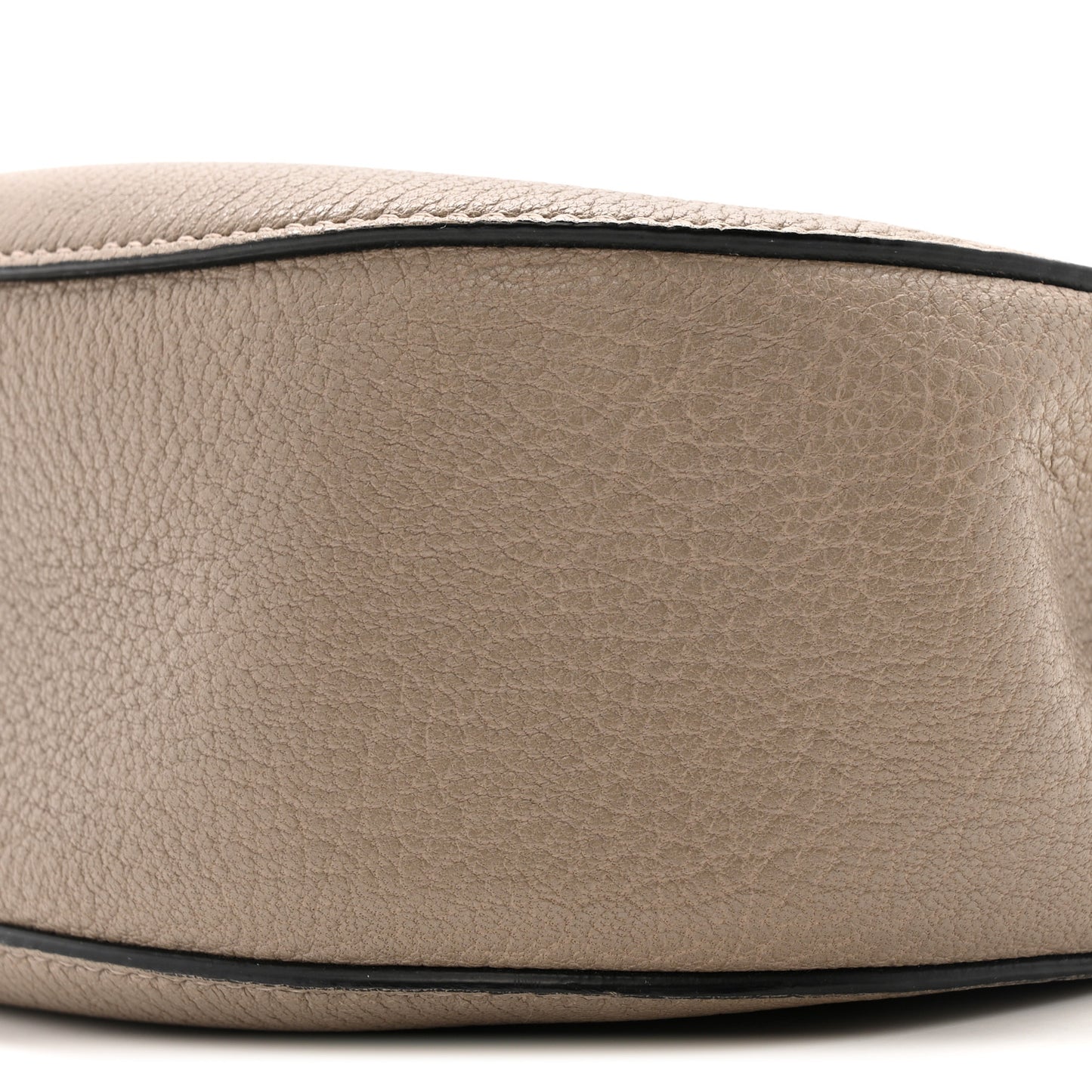Grained Lambskin Drew Shoulder Bag Motty Grey