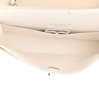 Chanel Caviar Quilted Medium Double Flap White 5 of 12