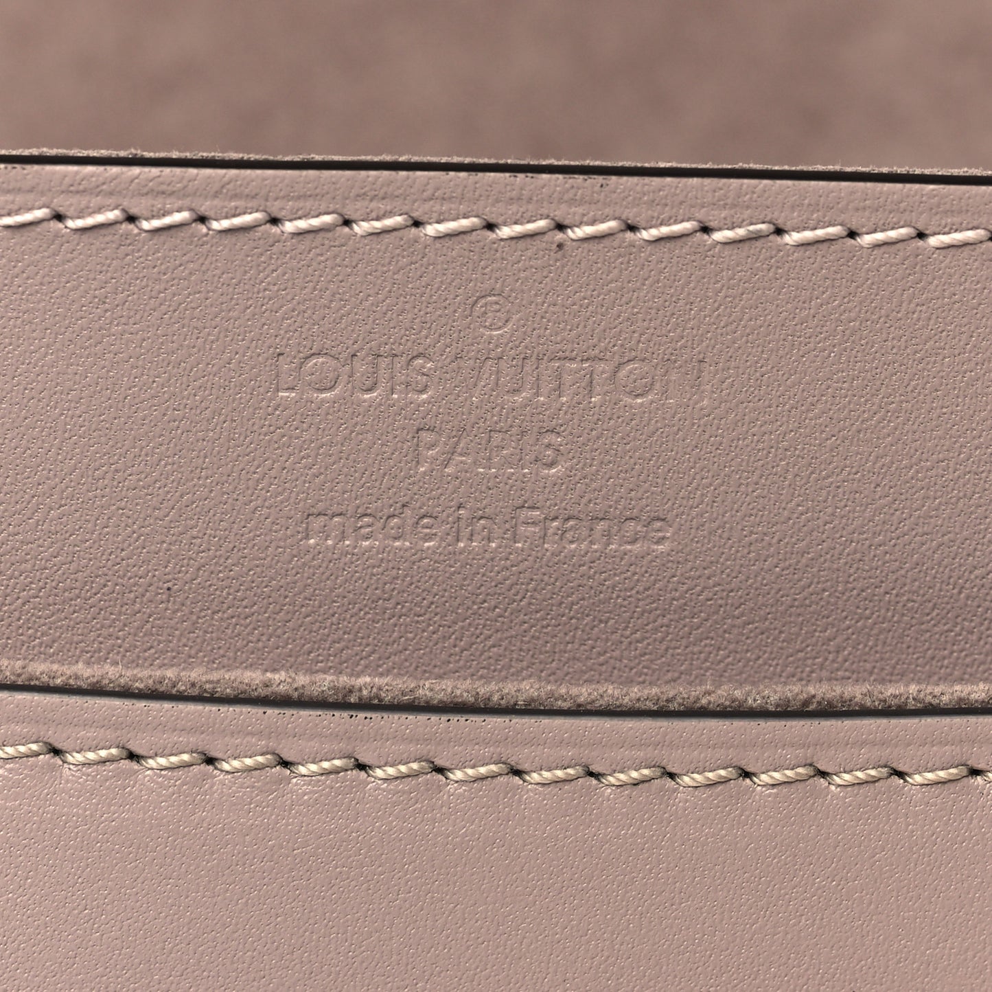 Calfskin Chain Louise MM Mastic