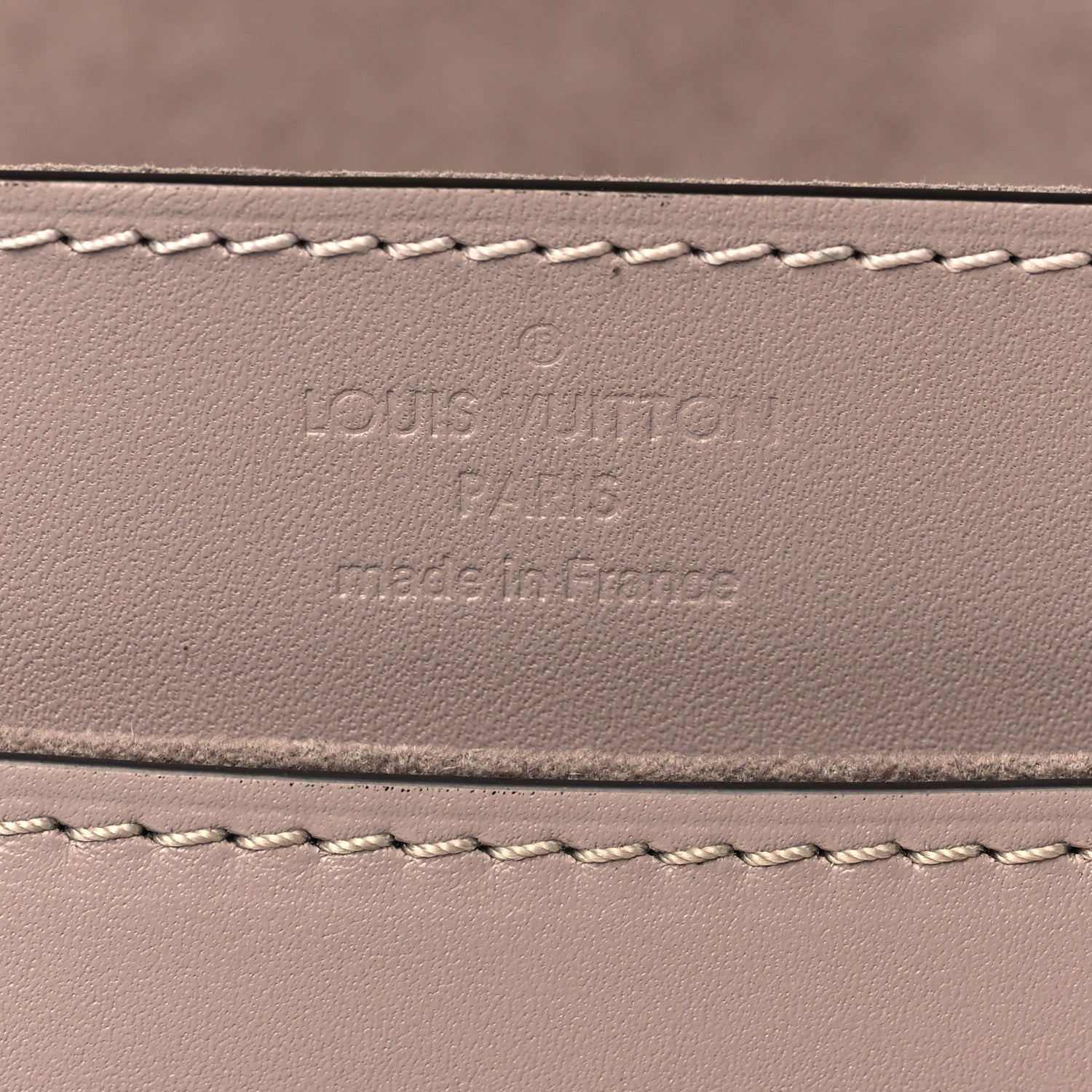 Louis Vuitton Calfskin Chain Louise MM Mastic 6 of 8