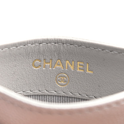Chanel Caviar Quilted Card Holder Grey 6 of 8
