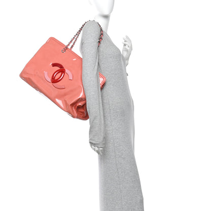 Chanel Vinyl Lipstick Ligne Tote Pink 2 of 10