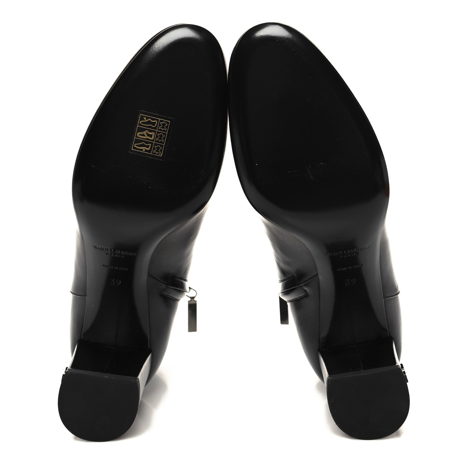 Saint Laurent Nappa Vendome Loulou Ankle Zip Boot 39 Black 5 of 8