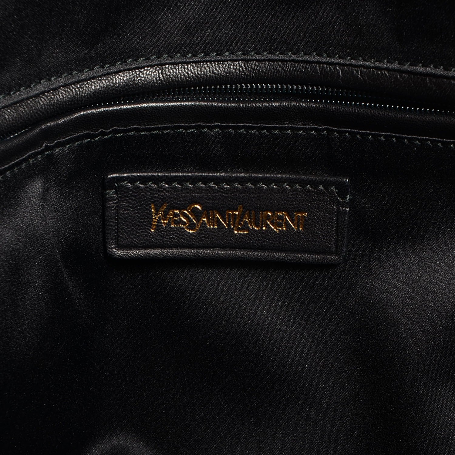 Saint Laurent Calfskin Oversized Muse Black 6 of 9