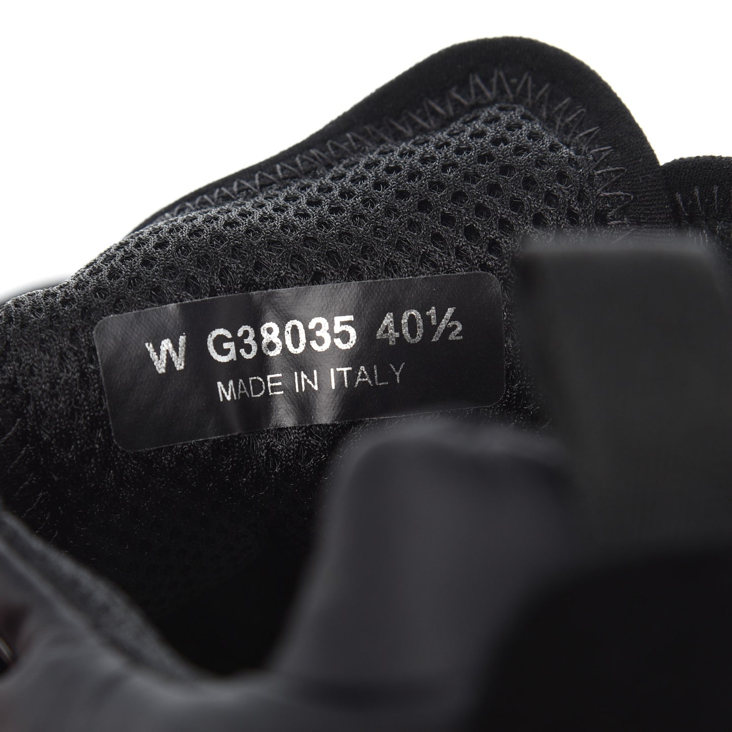 Nylon Suede Calfskin CC Sneakers 40.5 Black