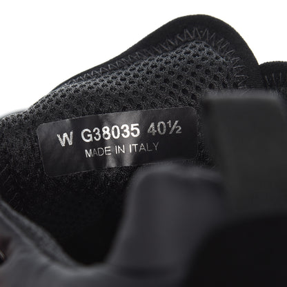 Chanel Nylon Suede Calfskin CC Sneakers 40.5 Black 8 of 9