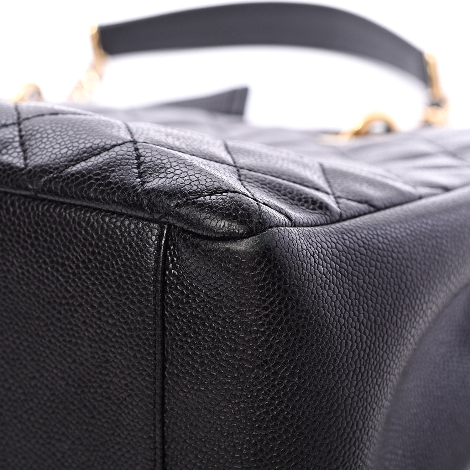 Chanel Caviar Quilted Grand Shopping Tote GST Black 11 of 14