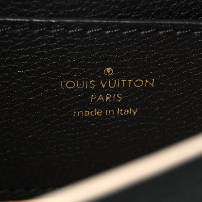 Louis Vuitton Grained Calfskin LV Pont 9 Soft PM Black 6 of 10