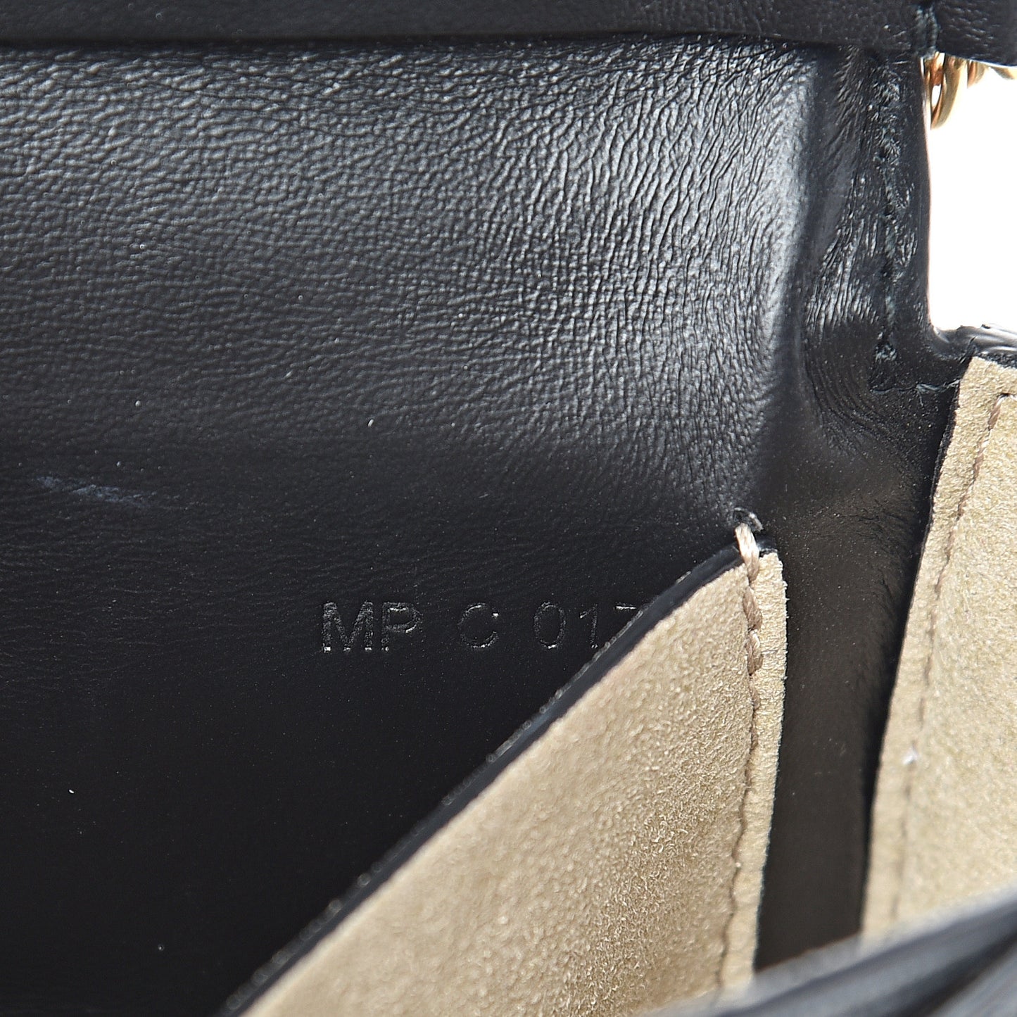 Goatskin Quilted GV3 Mini Pocket Convertible Bag Black