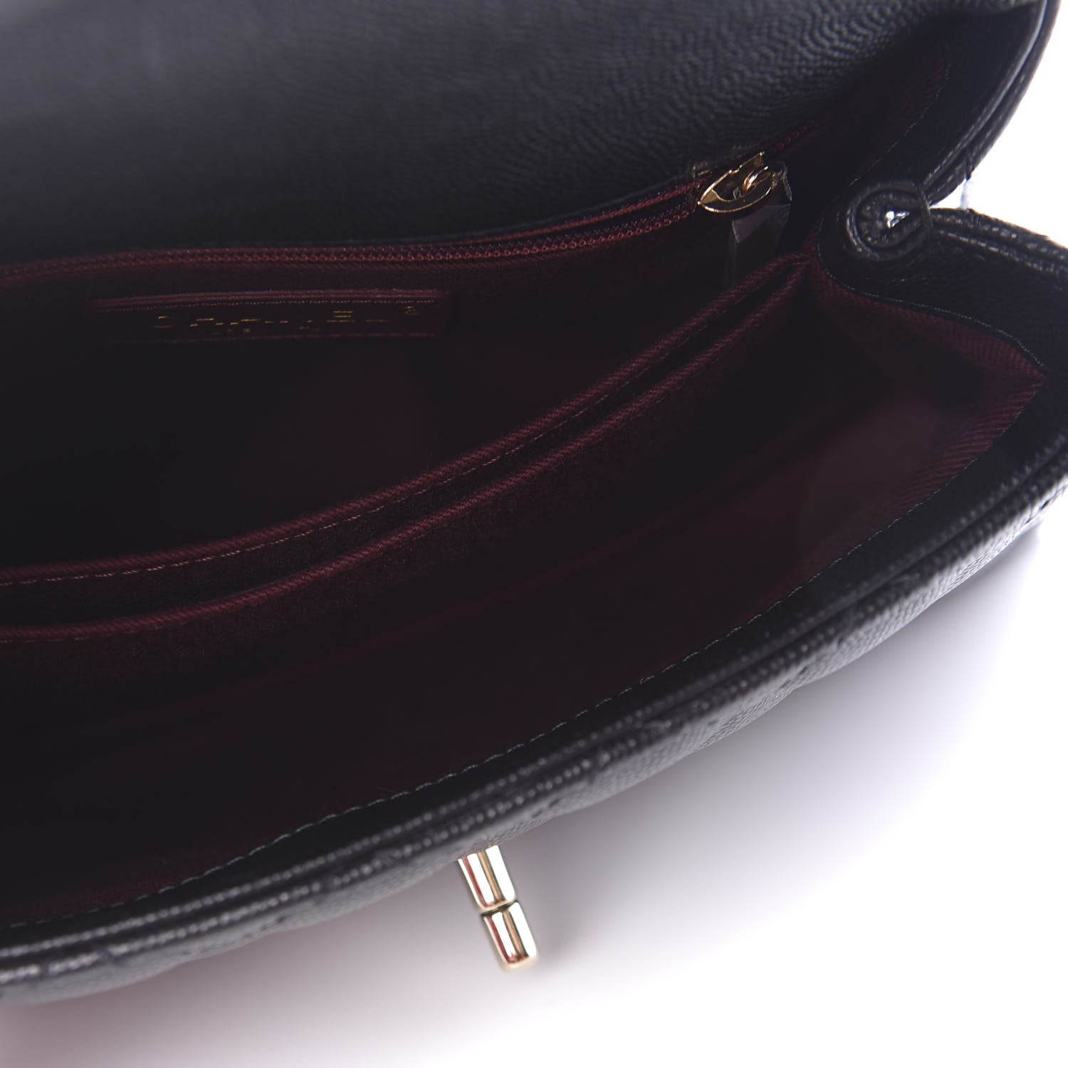 Chanel Caviar Quilted Mini Coco Handle Flap Black 5 of 10