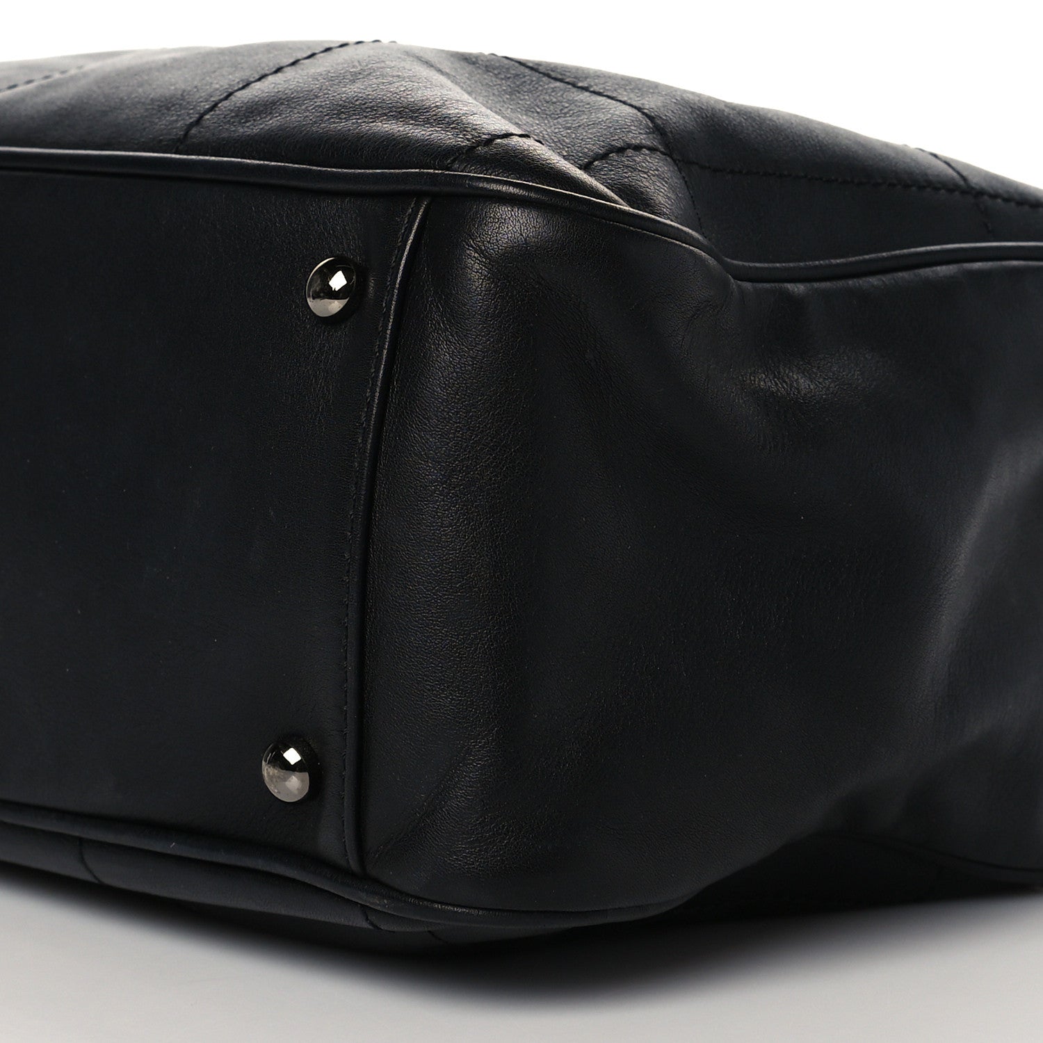 Chanel Lambskin Square Stitched Large Tote Black 9 of 9