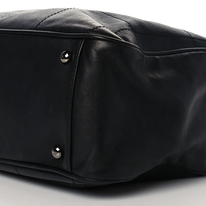 Chanel Lambskin Square Stitched Large Tote Black 9 of 9