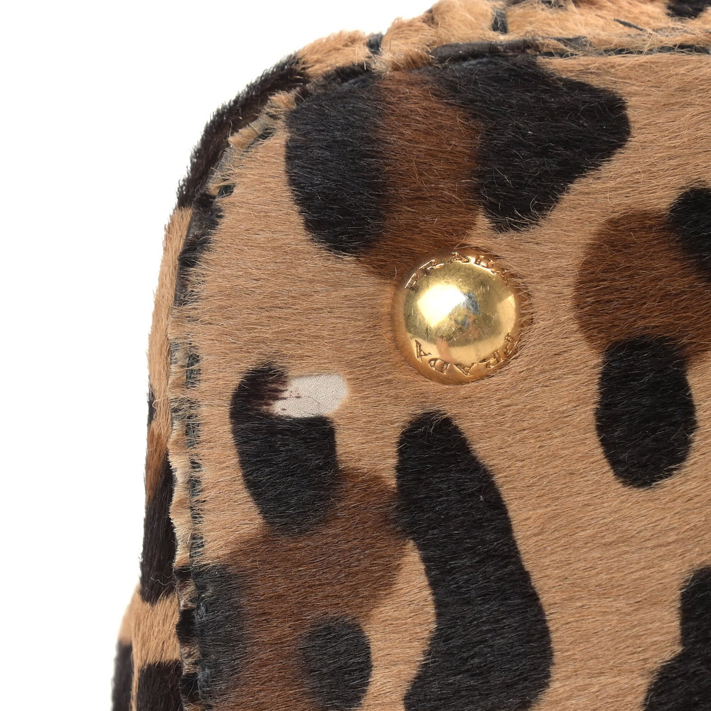 Cavallino Leopard Print Tote Sabbia Moro