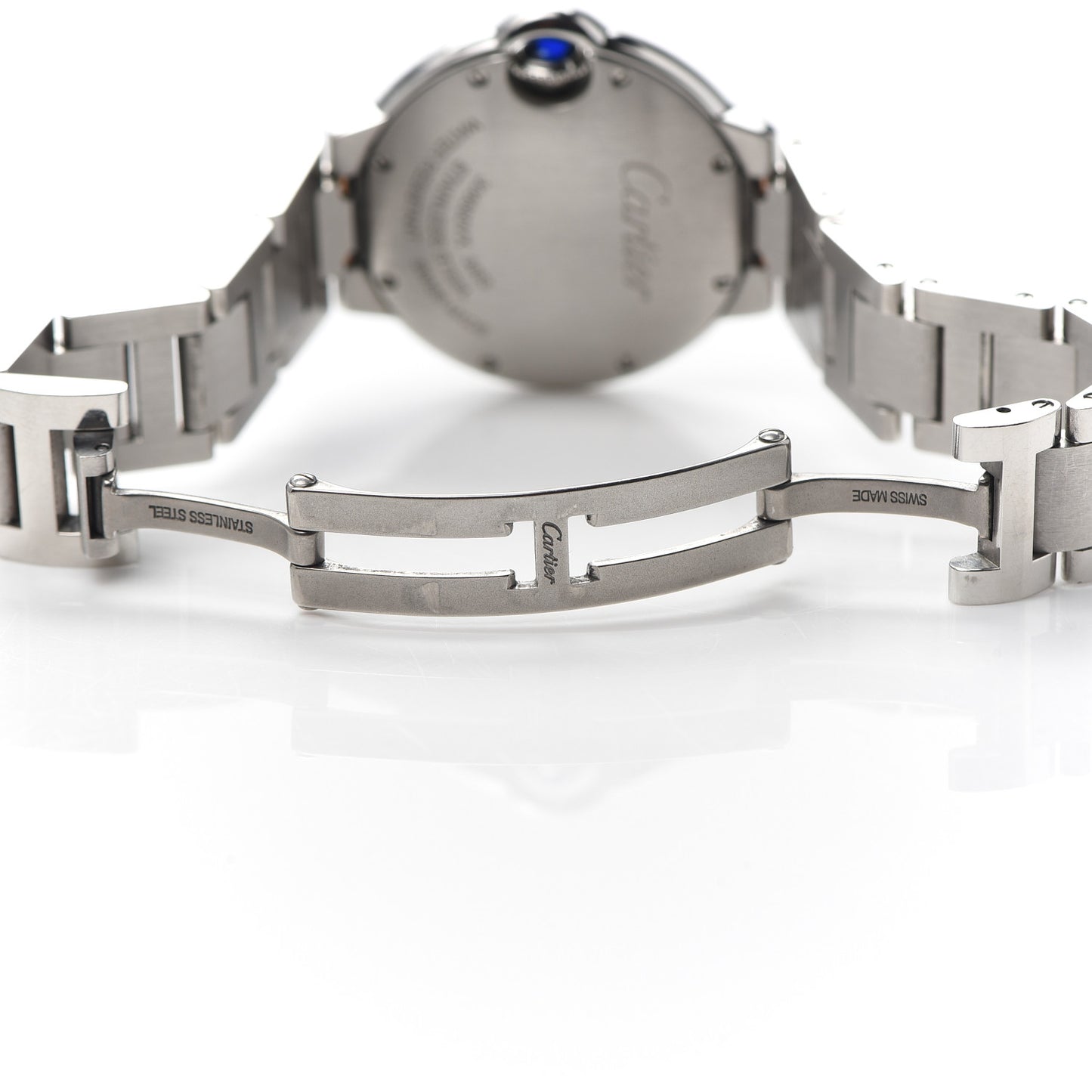 Stainless Steel 33mm Ballon Bleu De Cartier Quartz Watch