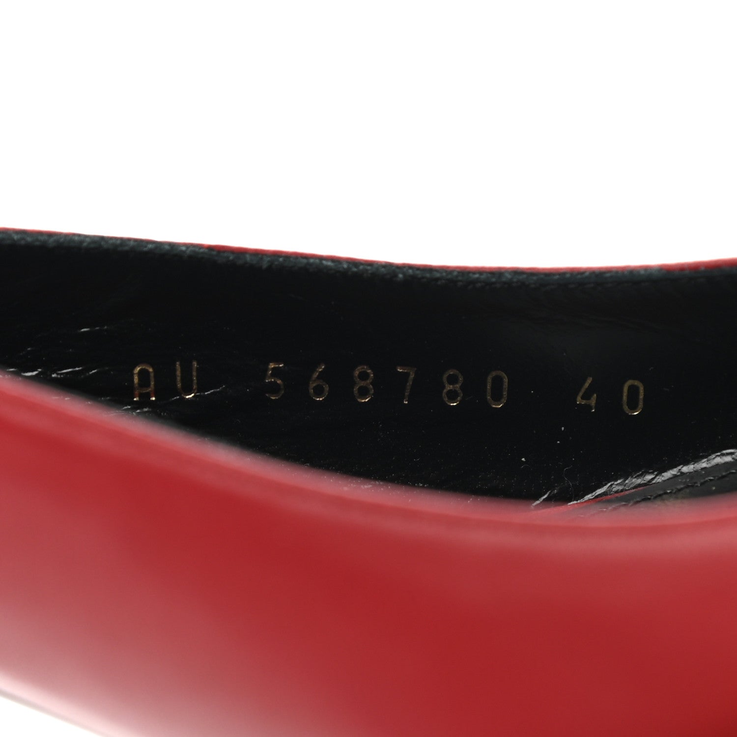 Saint Laurent Calfskin Studded Charlotte 55 Slingback Pumps 40 Red 8 of 9