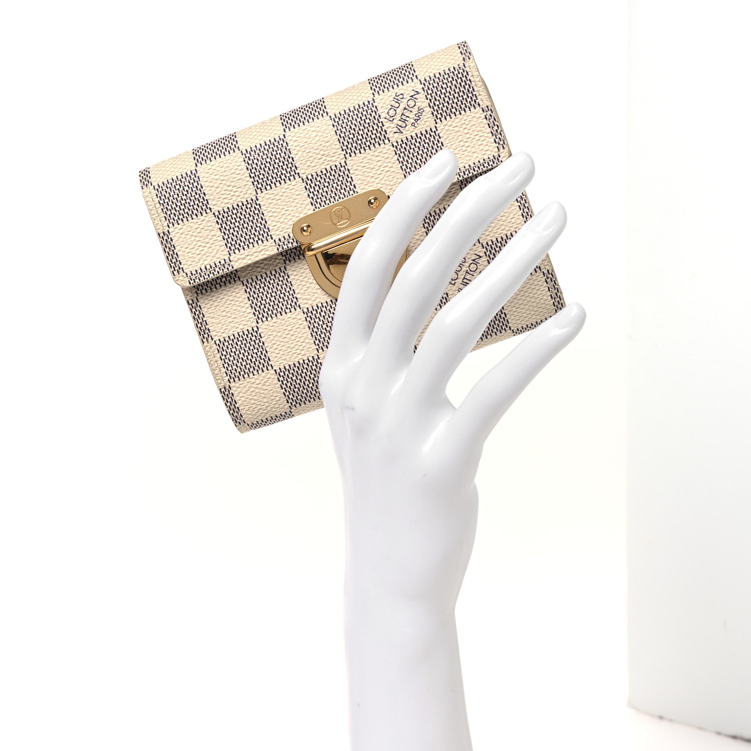 Louis Vuitton Damier Azur Koala Wallet 2 of 10