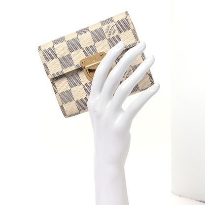 Louis Vuitton Damier Azur Koala Wallet 2 of 10
