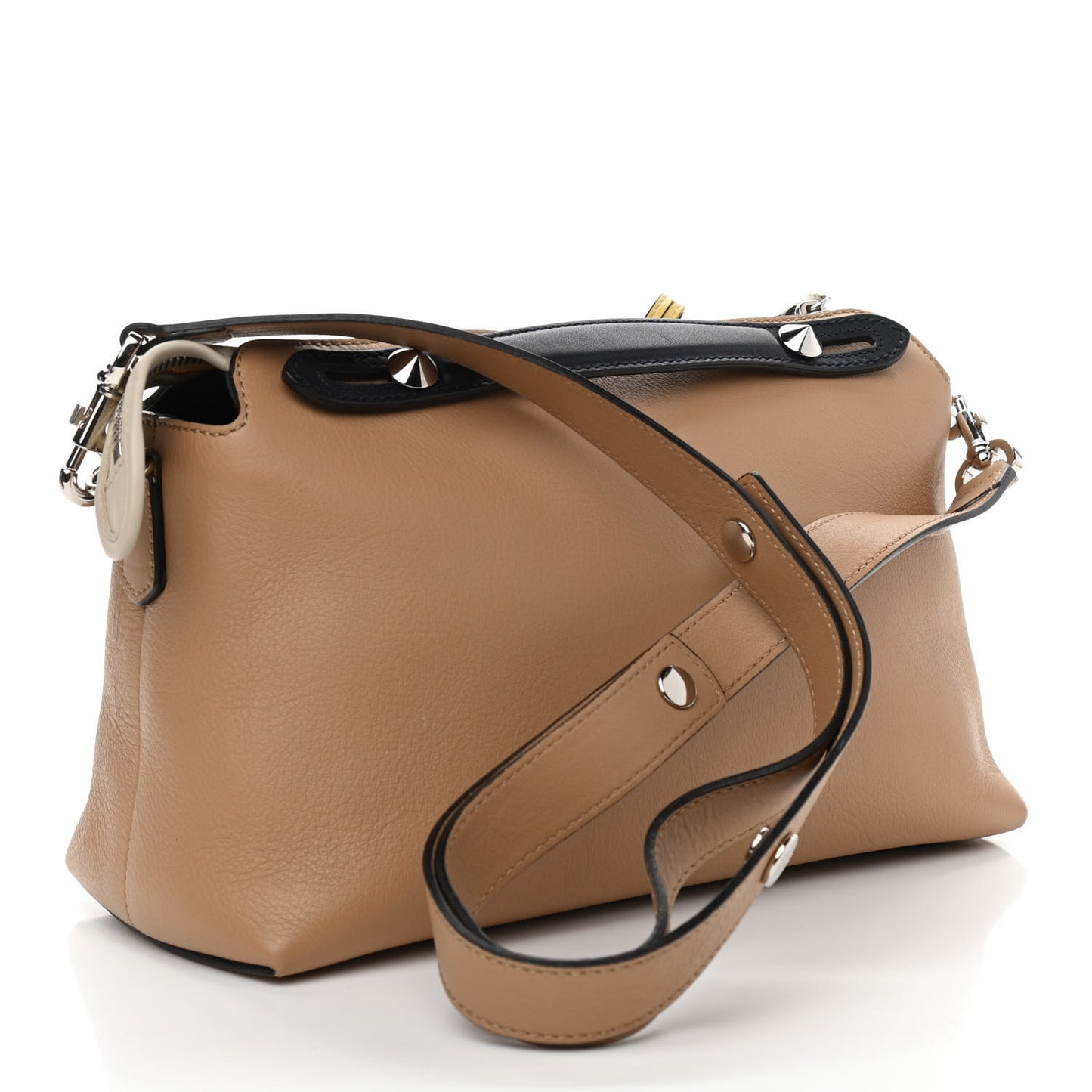 Vitello Dolce 4 Color Medium By The Way Boston Bag Sand Grano Multicolor
