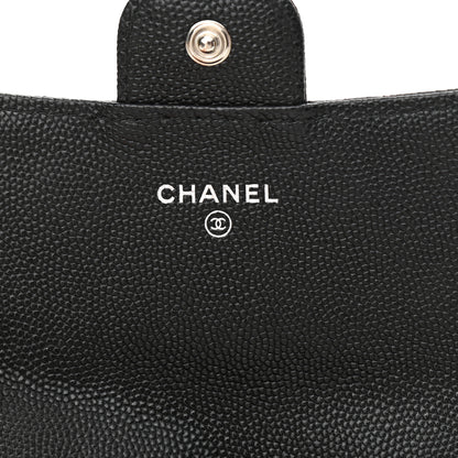 Chanel Caviar Quilted Medium Flap Wallet Black 6 of 9