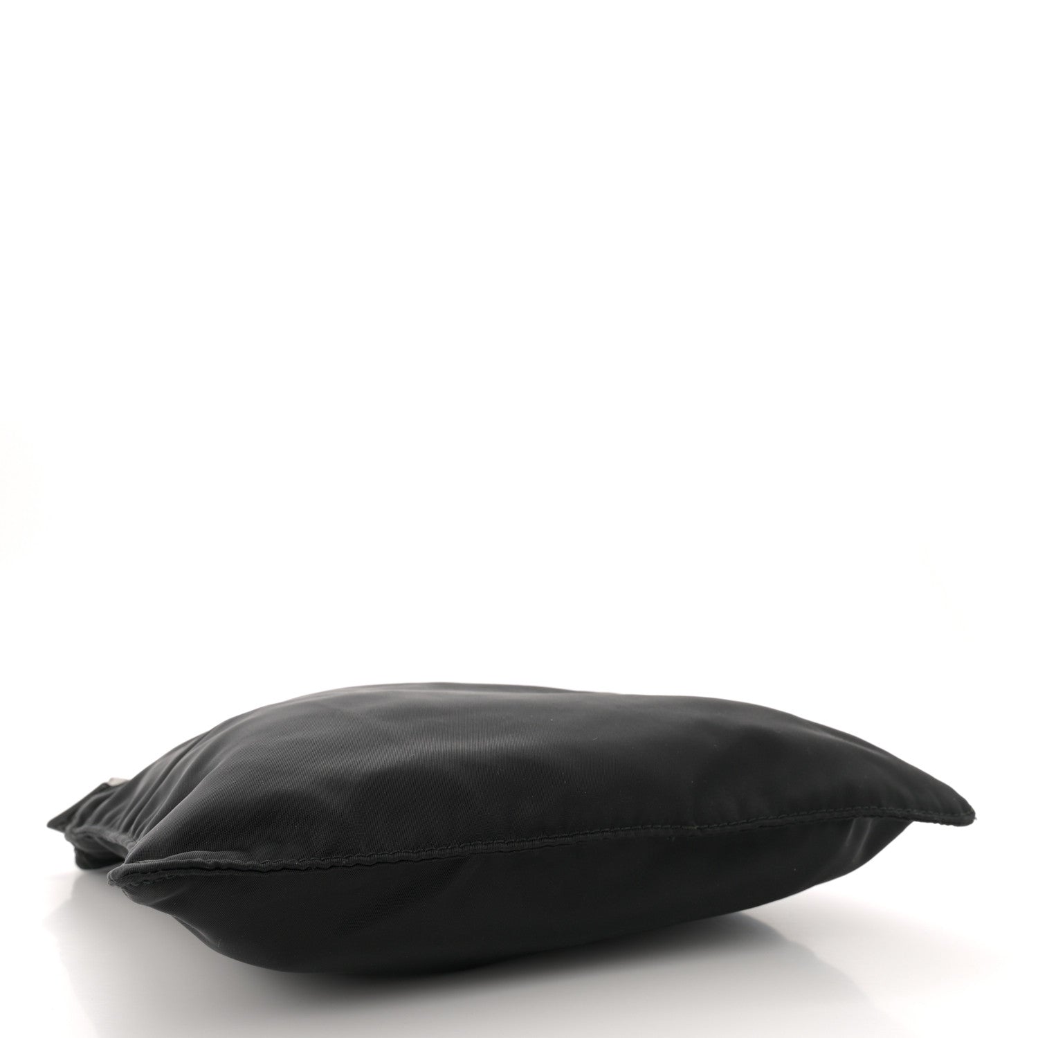 Prada Tessuto Nylon Saffiano Flat Messenger Bag Black 4 of 9